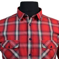 Replika Pure Cotton Window Pane Check Fashion Shirt