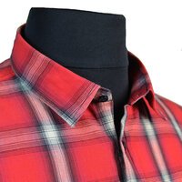 Replika Pure Cotton Window Pane Check Fashion Shirt