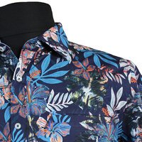 Berlin Hibiscus Print Short Sleeve Shirt