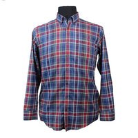 Casa Moda Pure Cotton Multi Check Buttondown Collar Shirt