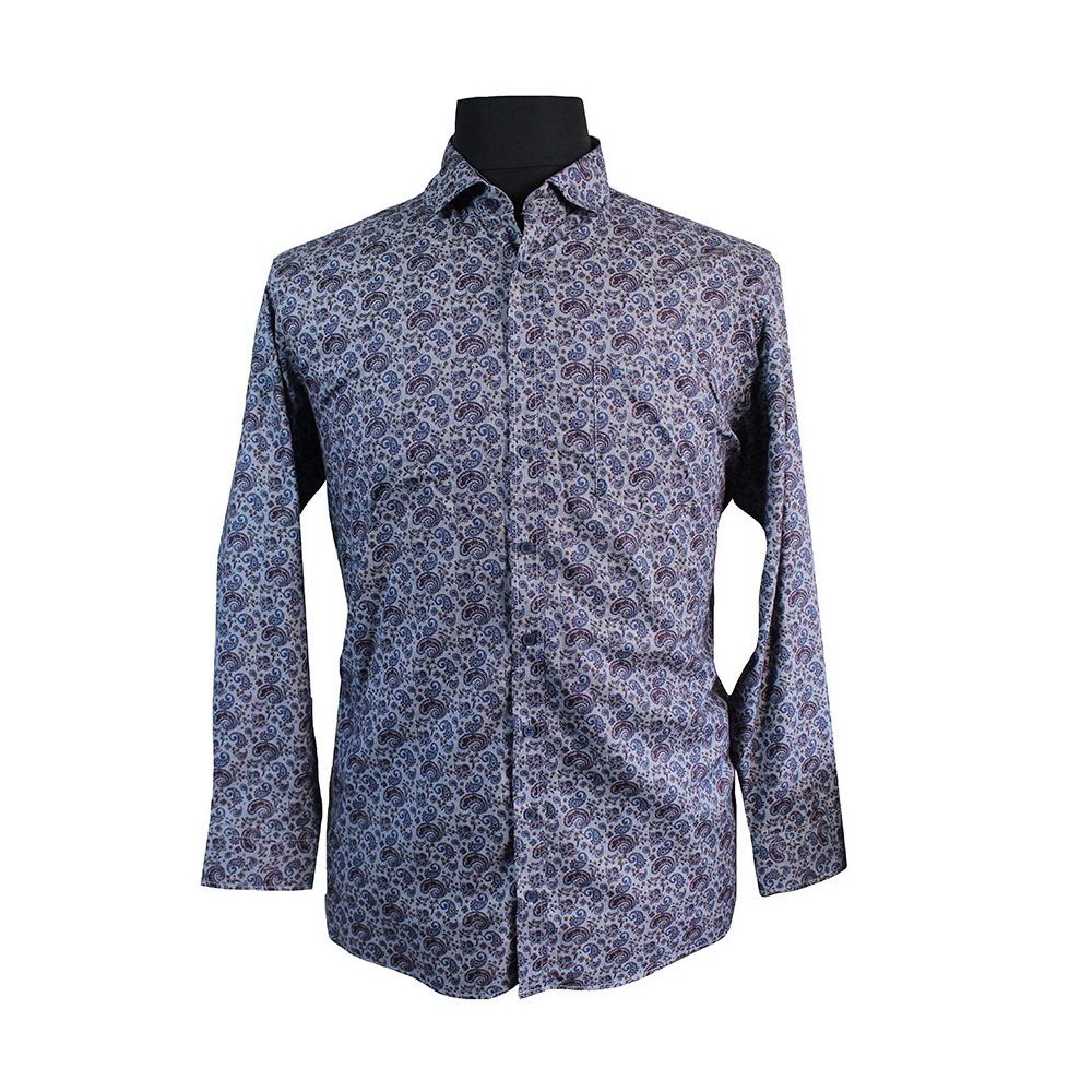 Casa Moda Pure Cotton Paisley Pattern Fashion Shirt