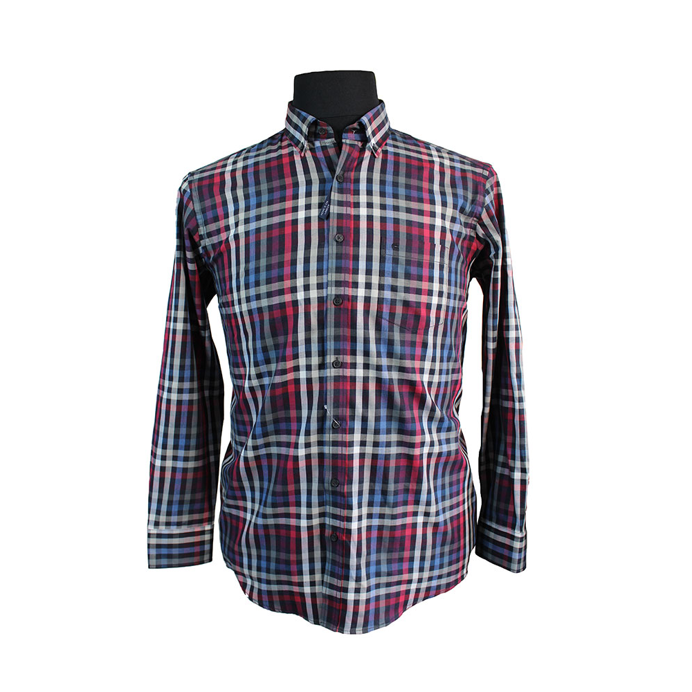 Casa Moda Pure Cotton Classic Multi Check Fashion Shirt