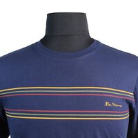 Ben Sherman Organic Cotton Chest Stripe Fashion Tee