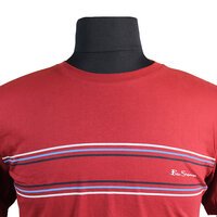 Ben Sherman Organic Cotton Chest Stripe Fashion Tee