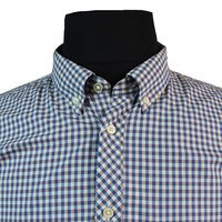 Ben Sherman Cotton Made in Egypt Classic Check Buttondown Collar