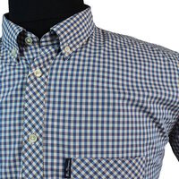 Ben Sherman Cotton Made in Egypt Classic Check Buttondown Collar