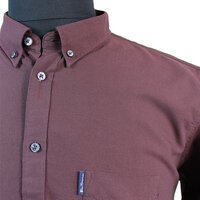 Ben Sherman Organic Cotton Made in Egypt Plain Short Sleeve Shirt