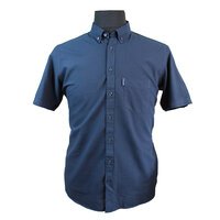 Ben Sherman Organic Cotton Made in Egypt Plain Short Sleeve Shirt