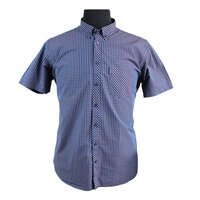 Ben Sherman Cotton Made in Egypt Classic Check Buttondown Collar