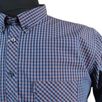 Ben Sherman Cotton Made in Egypt Classic Check Buttondown Collar