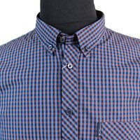 Ben Sherman Cotton Made in Egypt Classic Check Buttondown Collar