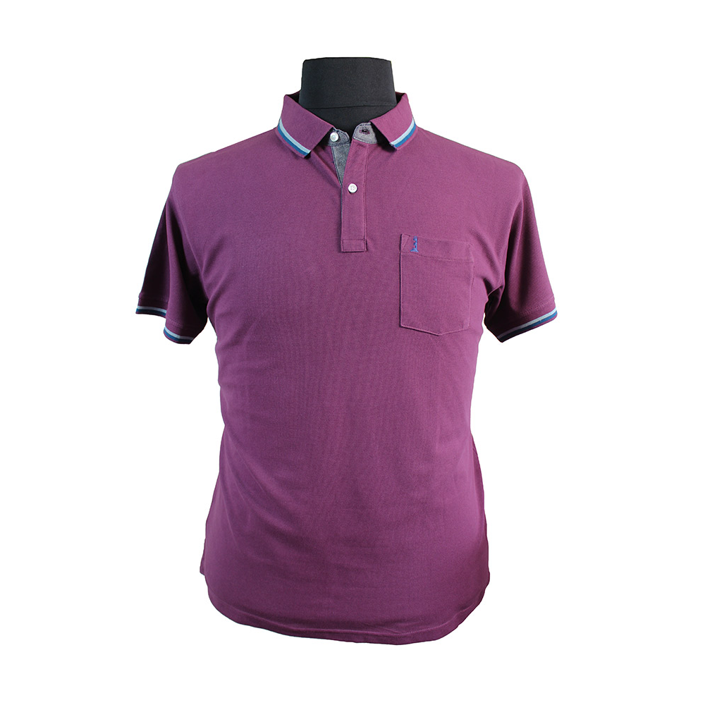 North56 Pique Cotton Trim Detail Plain Fashion Polo