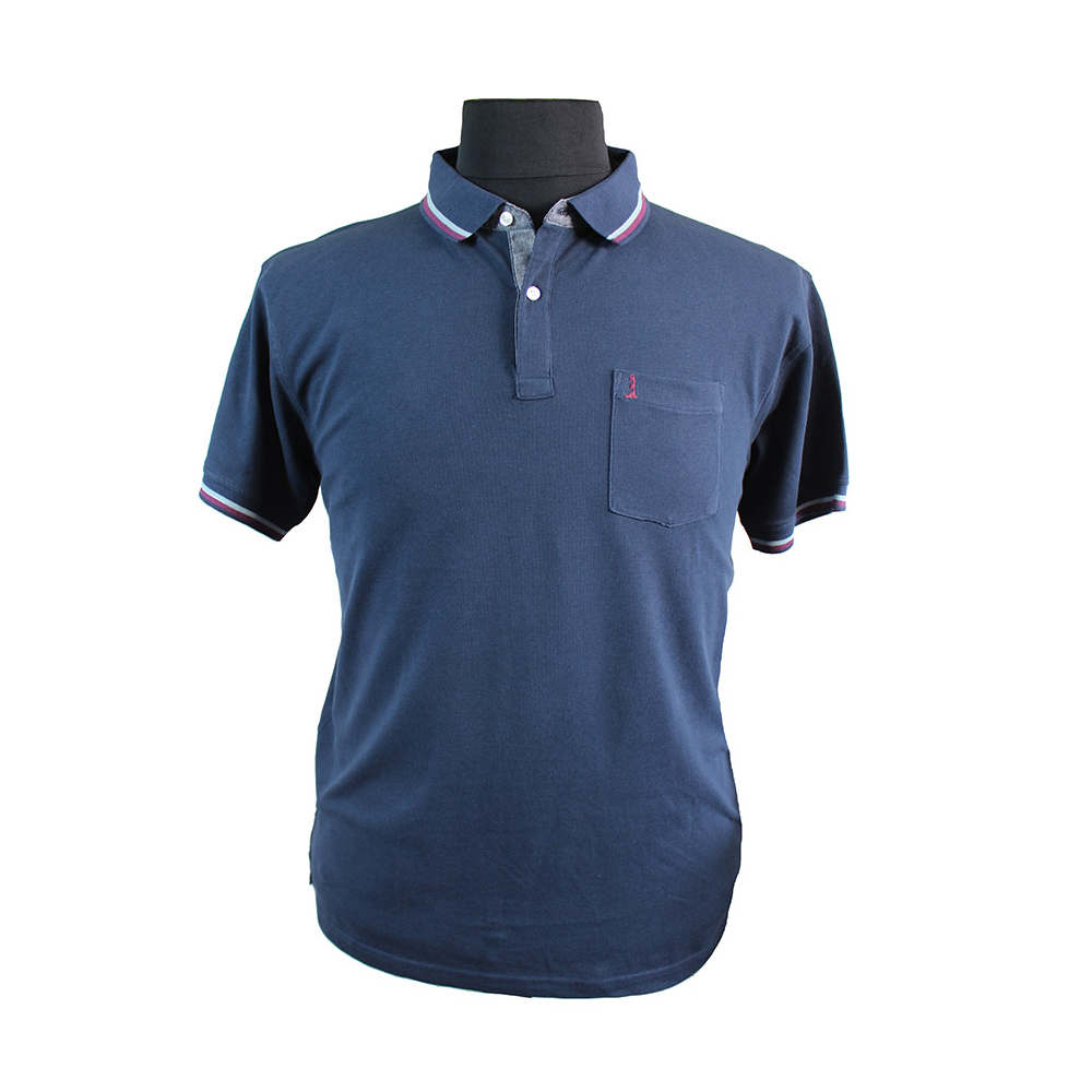 North56 Pique Cotton Trim Detail Plain Fashion Polo