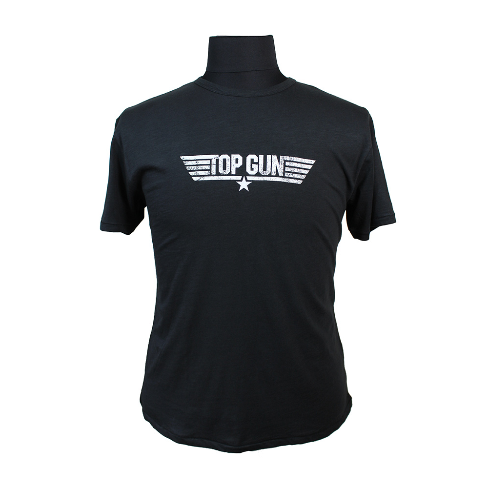 Replika Pure Cotton Authentic Licensed Top Gun Logo Tee