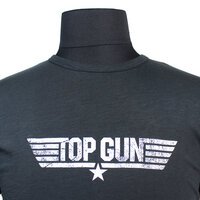Replika Pure Cotton Authentic Licensed Top Gun Logo Tee