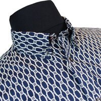 Ben Sherman Pure Cotton Abstract Design with Buttondown Collar