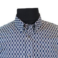 Ben Sherman Pure Cotton Abstract Design with Buttondown Collar
