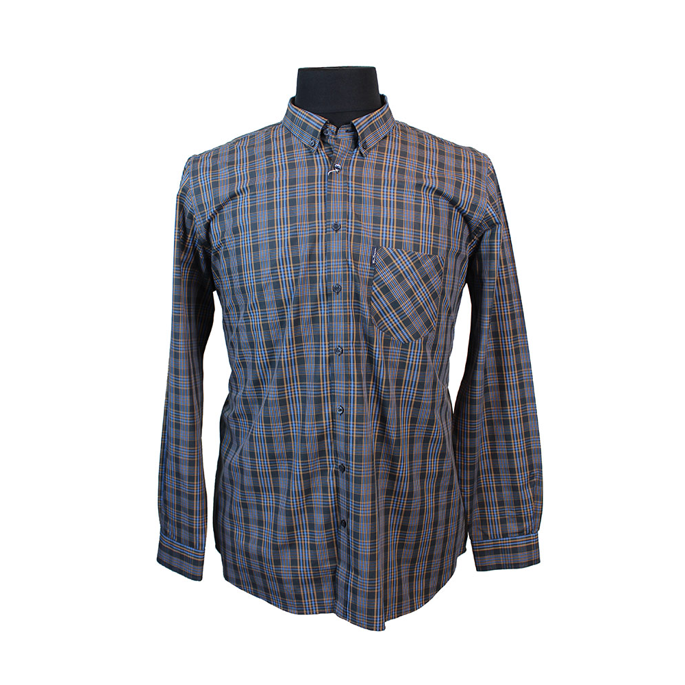 Ben Sherman Cotton Made in Egypt Multi Check Long Sleeve