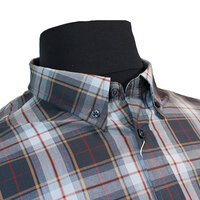 Ben Sherman Cotton Made in Egypt Small Check Buttondown Collar