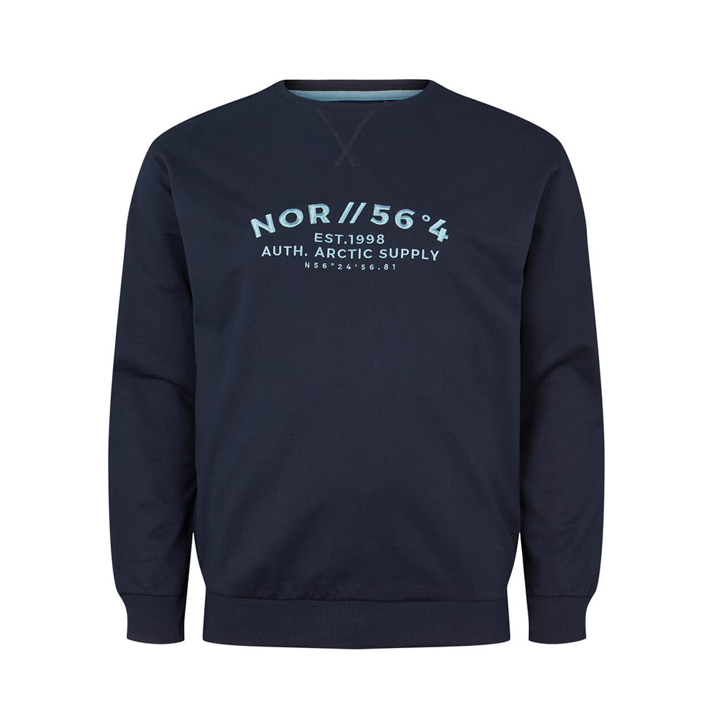 North56 Cotton Rich Arctic Supply Logo Lightweight Sweatshirt