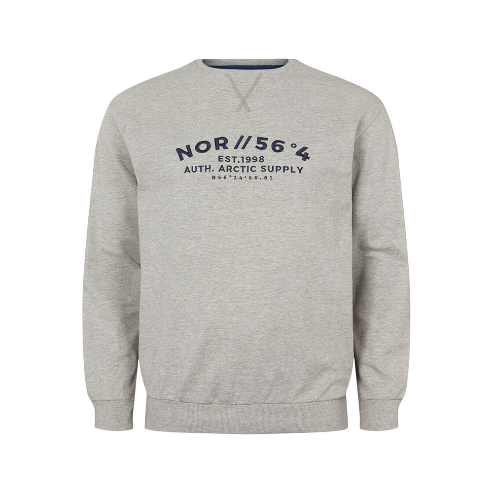 North56 Cotton Rich Arctic Supply Logo Lightweight Sweatshirt