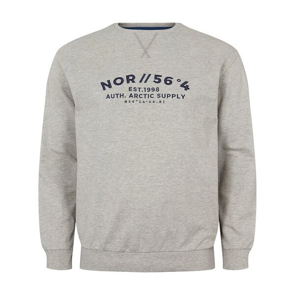 North56 Cotton Rich Arctic Supply Logo Lightweight Sweatshirt-shop-by-brands-Beggs Big Mens Clothing - Big Men's fashionable clothing and shoes