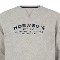 North56 Cotton Rich Arctic Supply Logo Lightweight Sweatshirt