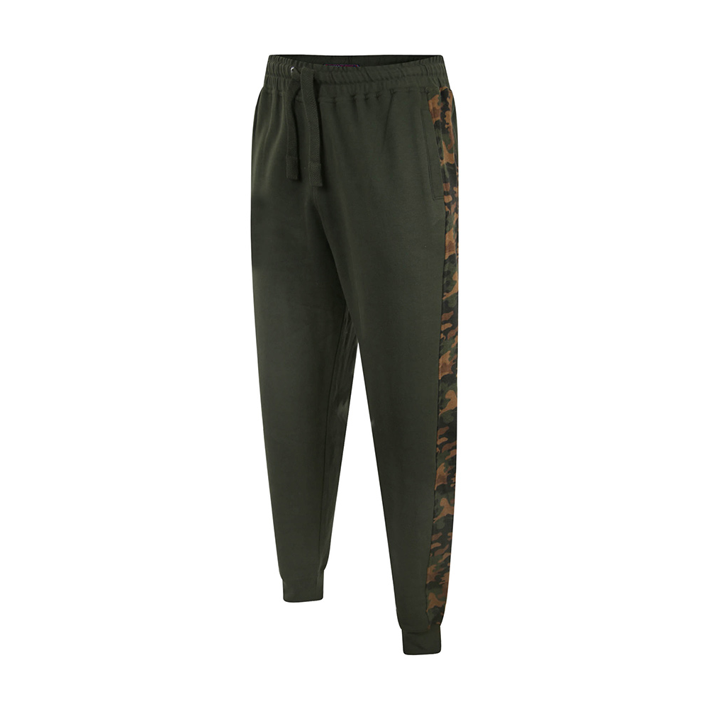 Kam Cotton Mix Camo Side Feature Fashion Trackpant