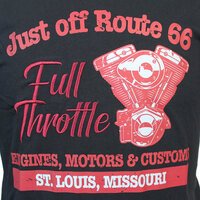 Kam Pure Cotton Off Route 66 Full Throttle Fashion Tee