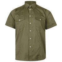 Kam Stretch Cotton Classic Retro Twin Pocket SS Shirt