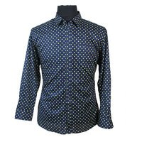 Casa Moda Pure Cotton Spot Pattern Fashion Shirt