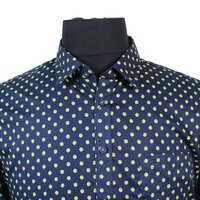 Casa Moda Pure Cotton Spot Pattern Fashion Shirt