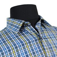 Casa Moda Pure Cotton Classic Mini Check Fashion Shirt