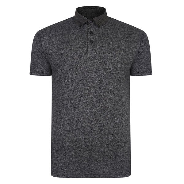 Kam Cotton Rich Marl Pattern Fashion Polo-shop-by-brands-Beggs Big Mens Clothing - Big Men's fashionable clothing and shoes