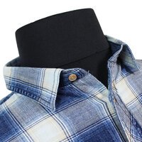 Replika Brushed Cotton Soft Handle Windowpane Check SS Shirt
