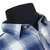 Replika Brushed Cotton Soft Handle Windowpane Check SS Shirt