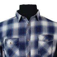 Replika Brushed Cotton Soft Handle Windowpane Check SS Shirt