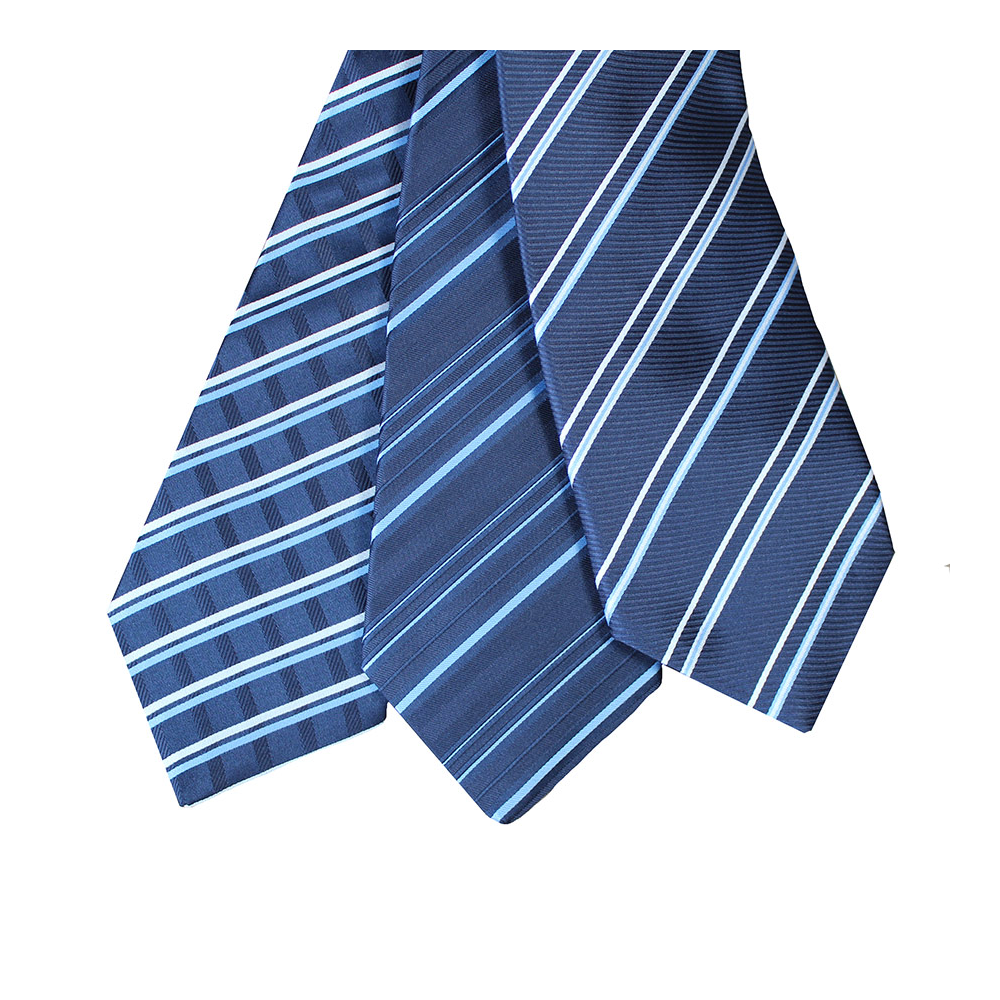 Fellini Classic Diagonal Stripe Pattern Made in New Zealand Extra Long Tie