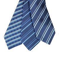 Fellini Classic Diagonal Stripe Pattern Made in New Zealand Extra Long Tie