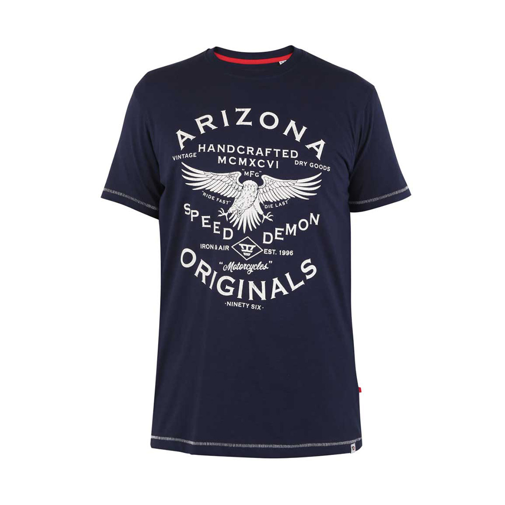 D555 Ashburton Arizone Eagle Navy Tee