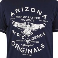 D555 Ashburton Arizone Eagle Navy Tee