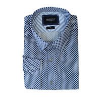 Brooksfield Diamond Print Business Shirt