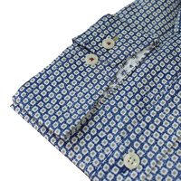 Brooksfield Neat Pattern Blue Business shirt