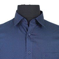 Casa Moda Pure Cotton Neat Diamond Pattern Fashion Shirt