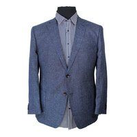 Rembrandt Wool Linen Textured Patch Pocket Fashion Jacket