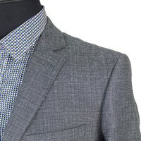 Rembrandt Wool Linen Textured Patch Pocket Fashion Jacket
