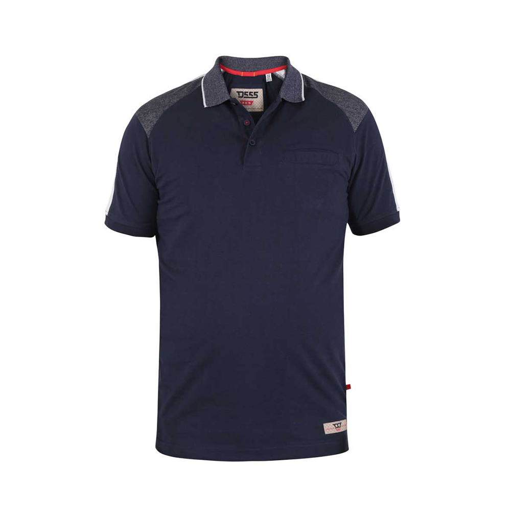 D555 Burgate Shoulder Detail Polo