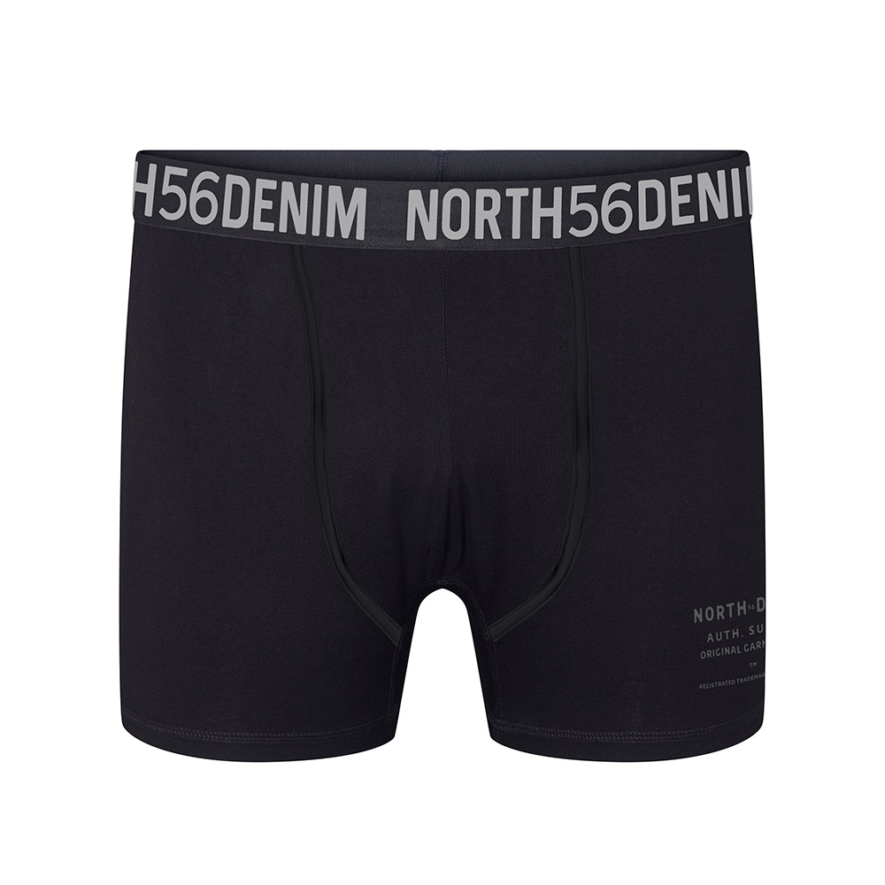 North56 Cotton Stretch Short Leg Boxer Black