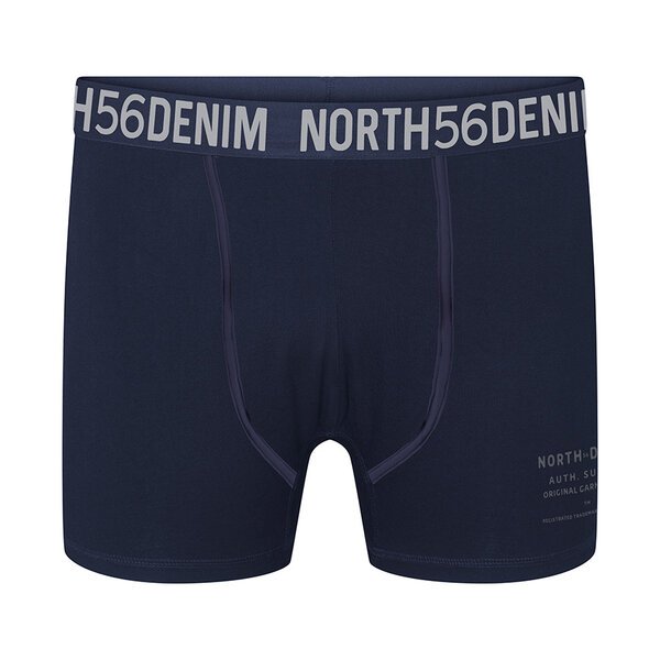 North56 Cotton Stretch Short Leg Boxer Navy-shop-by-brands-Beggs Big Mens Clothing - Big Men's fashionable clothing and shoes