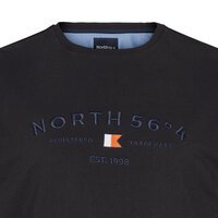 North 56 Logo Sweat Shirt Crew Neck Black